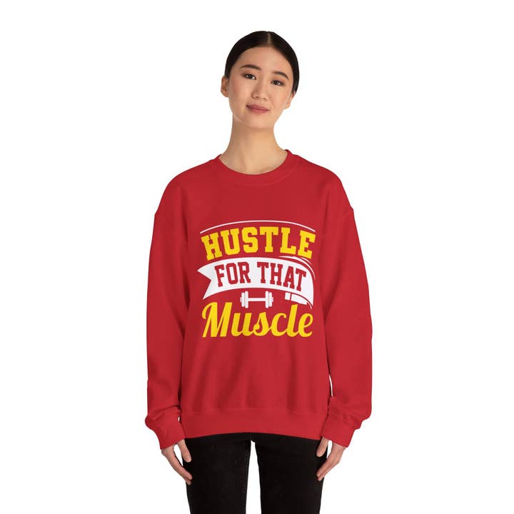 RC'nSONS - Wholesale Graphic Sweatshirt - Unisex - Hustle For That Muscle Unisex Sweatshirt9