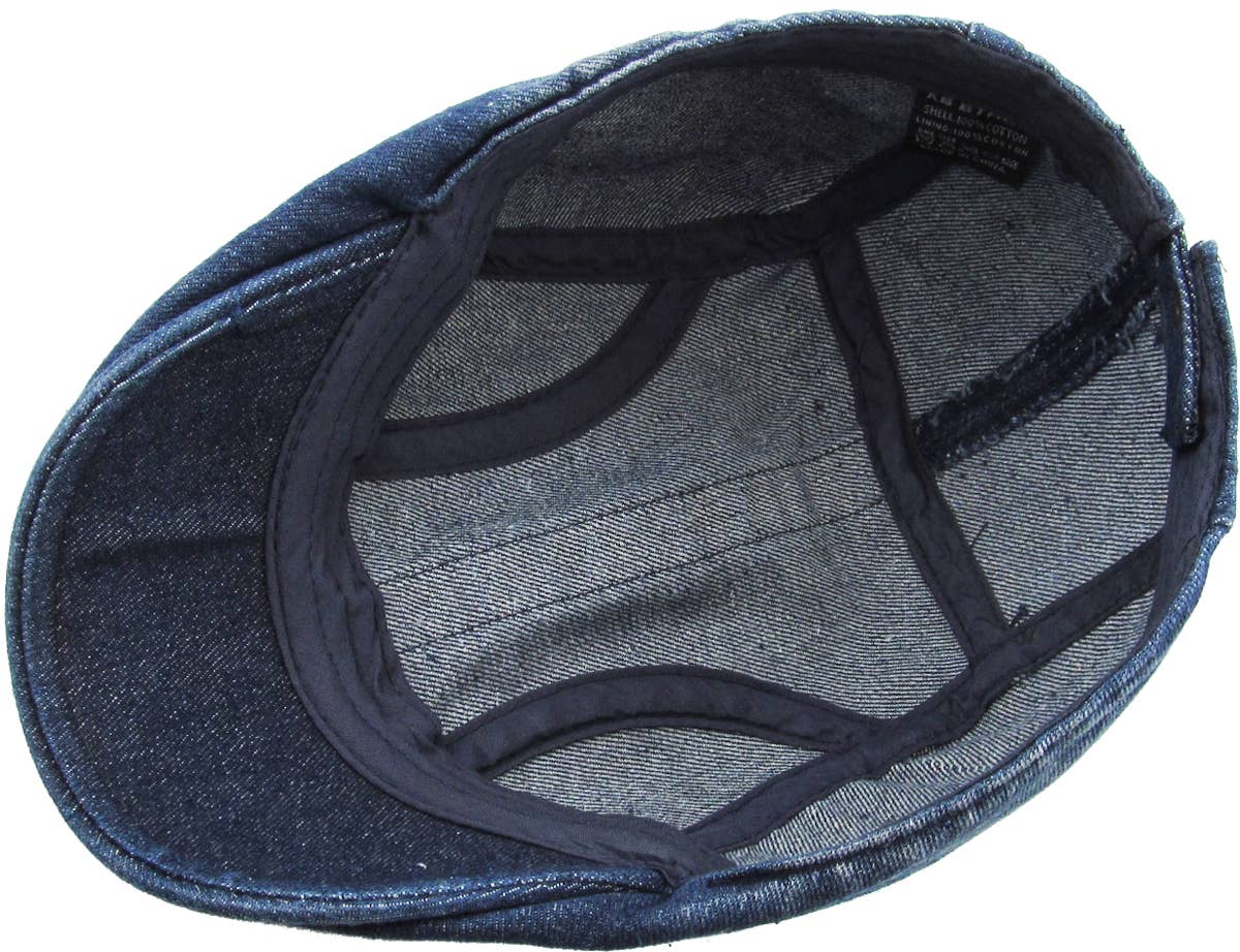 KBETHOS - Wholesale Newsboy/Schoolboy Hat - Men's - CLASSIC WASHED NEWSBOY IVY12