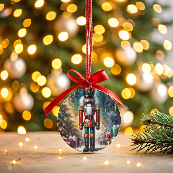 The Nutcracker - Glass Ornament for wholesale by Jubilations Designs