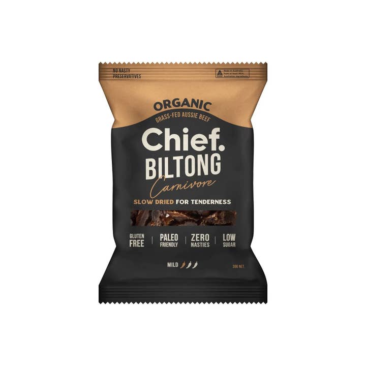 Chief Nutrition - Wholesale Jerky - Organic Biltong - Carnivore1