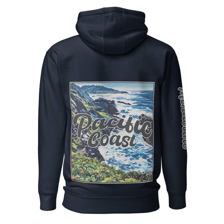 Pacific Coast Mendocino Cotton Hoodie for wholesale by Humboldt Lost Coast Hoods