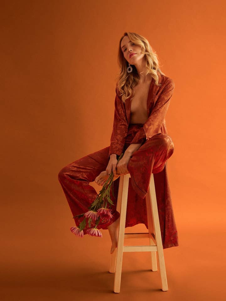 Bruna – Engroshandel Bukser - Dame – Kumi Rust Bukser · Wisteria ·0