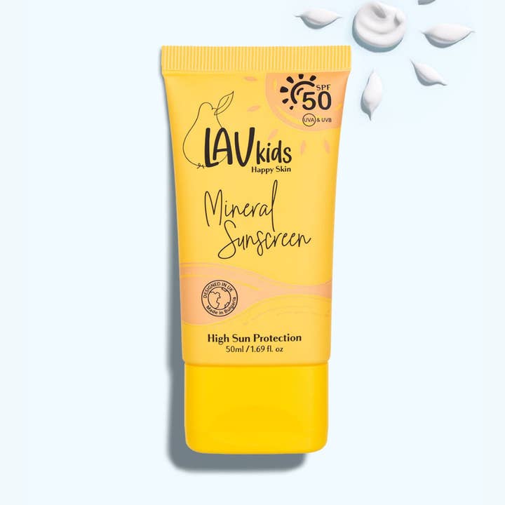SPF 50 Mineral Sunscreen for wholesale by LAV Kids