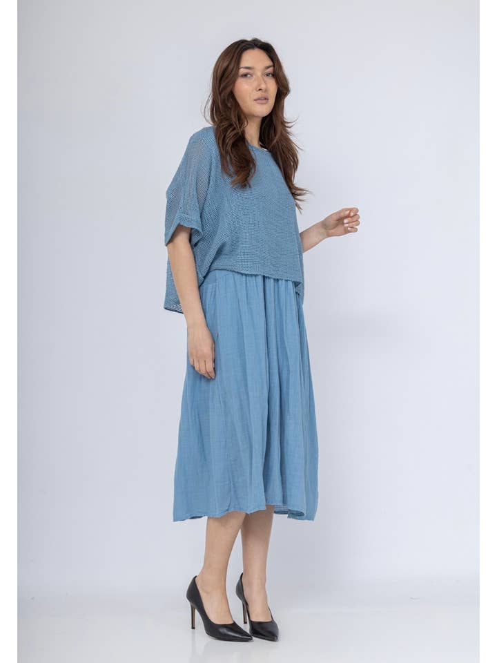LINEN & COTTON HOUSE – Engroshandel Kjole - Dame – BOMULDSKJOLE 65091 FORÅR SOMMER TØJ45