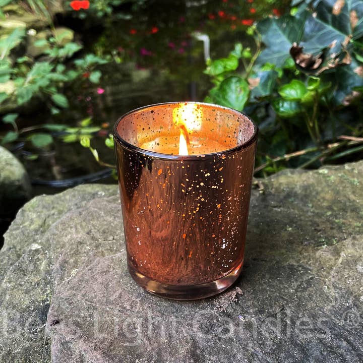 Bees Light Candles - Vendita all'ingrosso Portacandele - Portacandele in vetro rosa mercurio