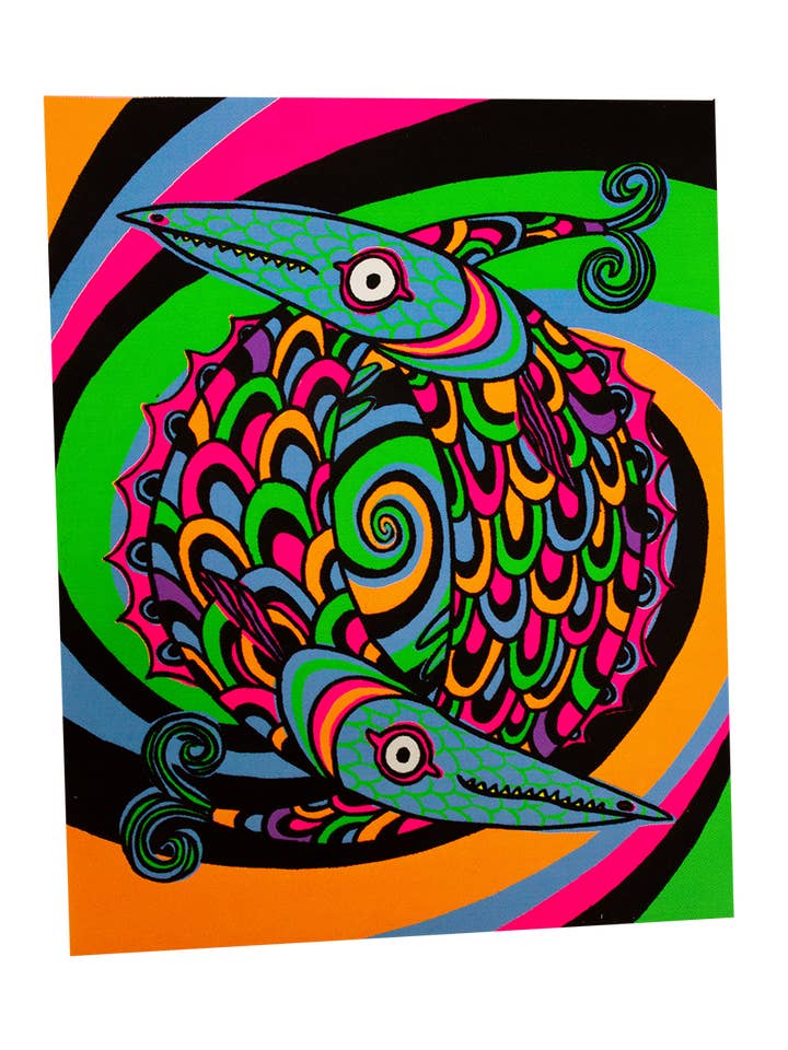 Samtplakat mit Fischmotiv für den Großhandel von gentle thrills