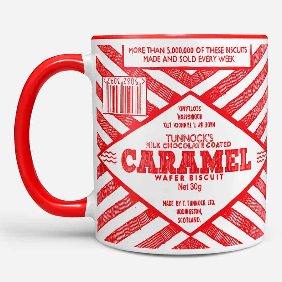 Gillian Kyle - Wholesale Coffee Mug - Caramel Wafer Wrapper Chunky Mug2