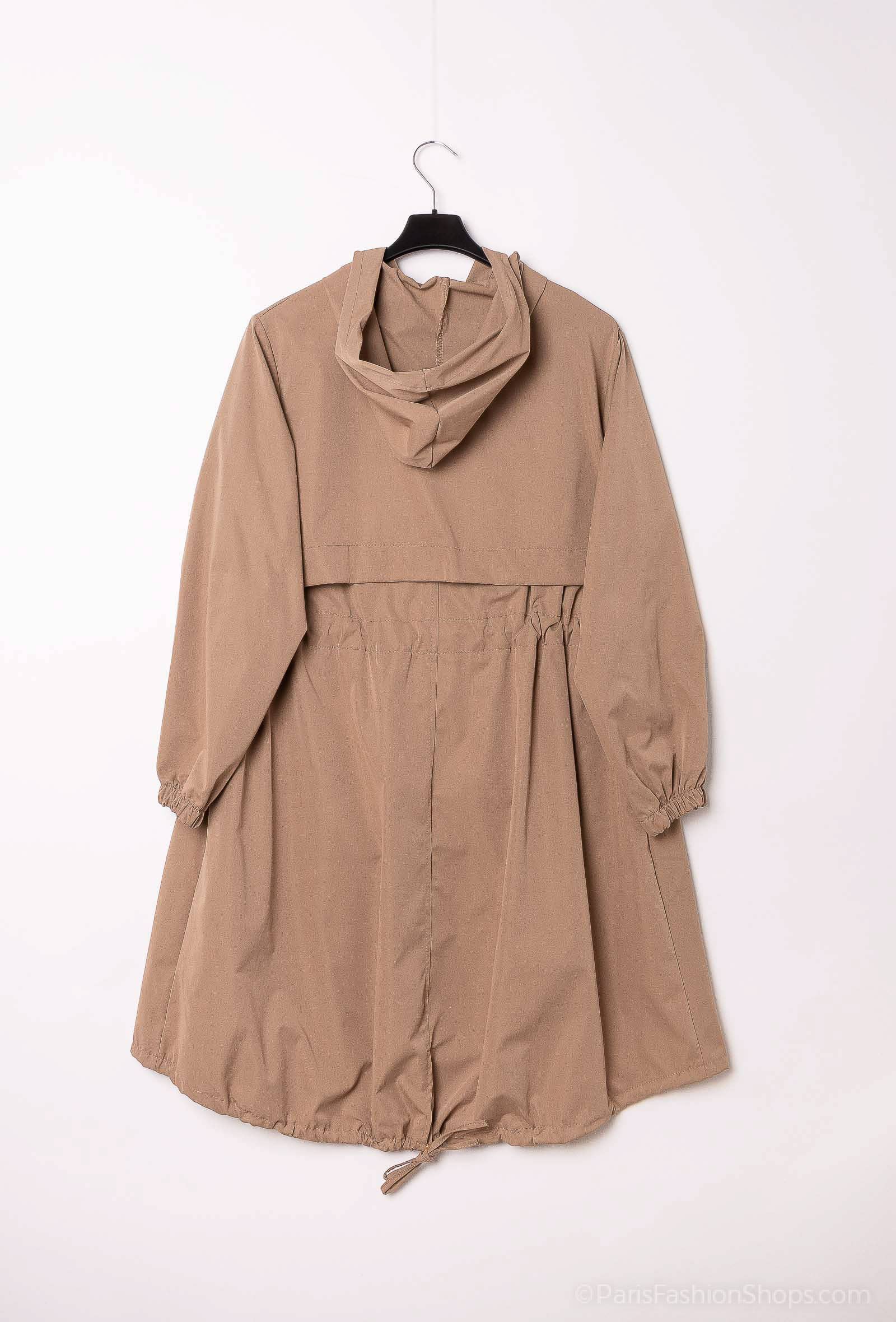 Pépouz' Paris - Wholesale Parka - Women's - Long hooded parka with adjustable drawstrings8