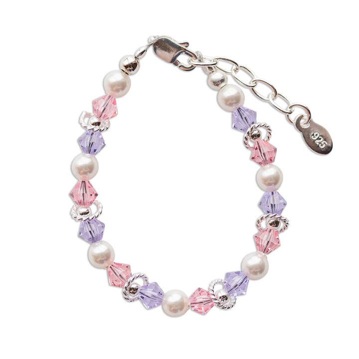 Cherished Moments – Großhandel Perlenarmband – Kinder – Mehrfarbige Perlenarmband für Babys und Kinder aus Sterlingsilber für Mädchen