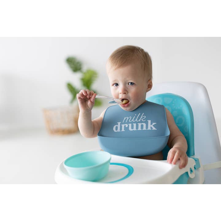Pearhead - Wholesale Bib - Baby - Baby Bib Set, Milk Drunk, Silicone, Set of 21