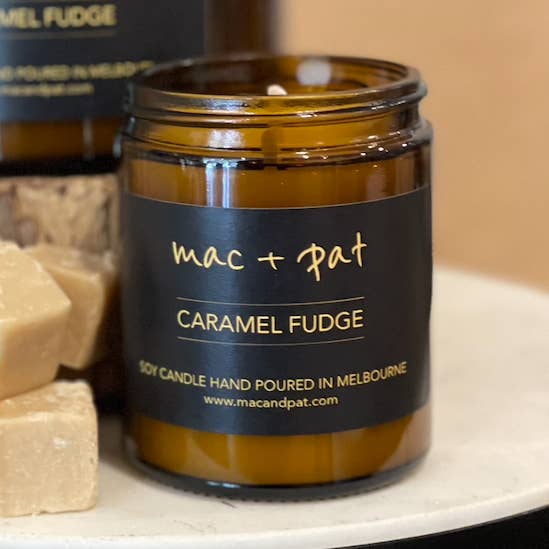 Vela Caramel Fudge para venta al por mayor de Mac + Pat