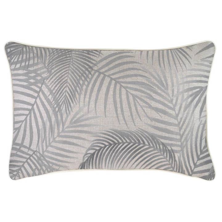 Cushion Cover-With Piping-Seminyak Smoke-35cm x 50cm for wholesale by Escape To Paradise