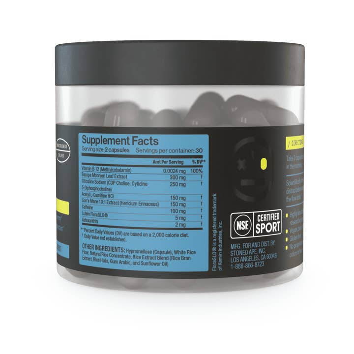Stoned Ape - Wholesale Oral Supplement/Vitamin - Xnergy: A.M. Nootropic for Calm Energy, Focus & Motivation (Team Pricing)