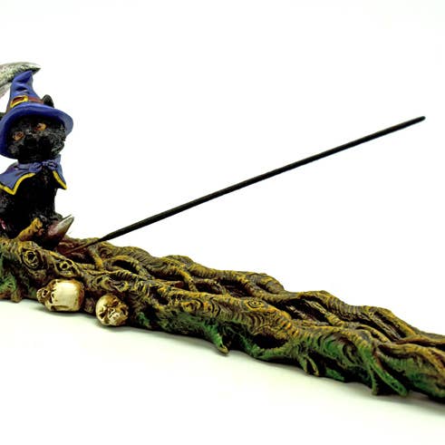 Fantasy Gifts - Wholesale Incense Holder - Magical Cat Incense Burner