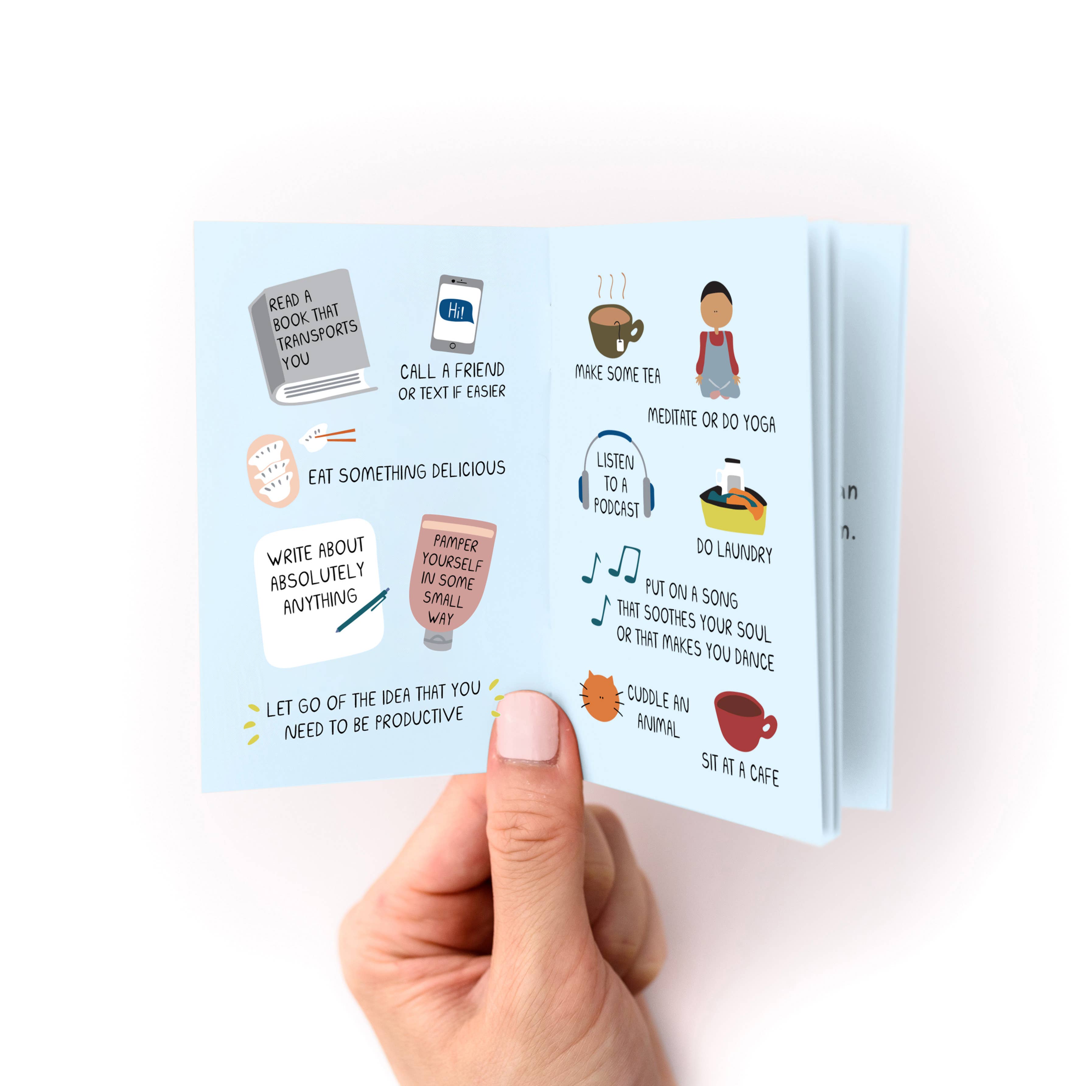 Kwohtations - Wholesale Self-Help & Personal Development - Things To Do When You're In A Depressive Spiral Zine: A Pocket Guide for When Everything Feels Hard2