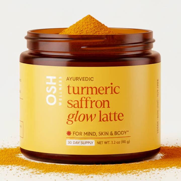Osh Wellness - Ayurvedic Wellness - Wholesale Powdered Health Drink - Turmeric Saffron Glow Latte0