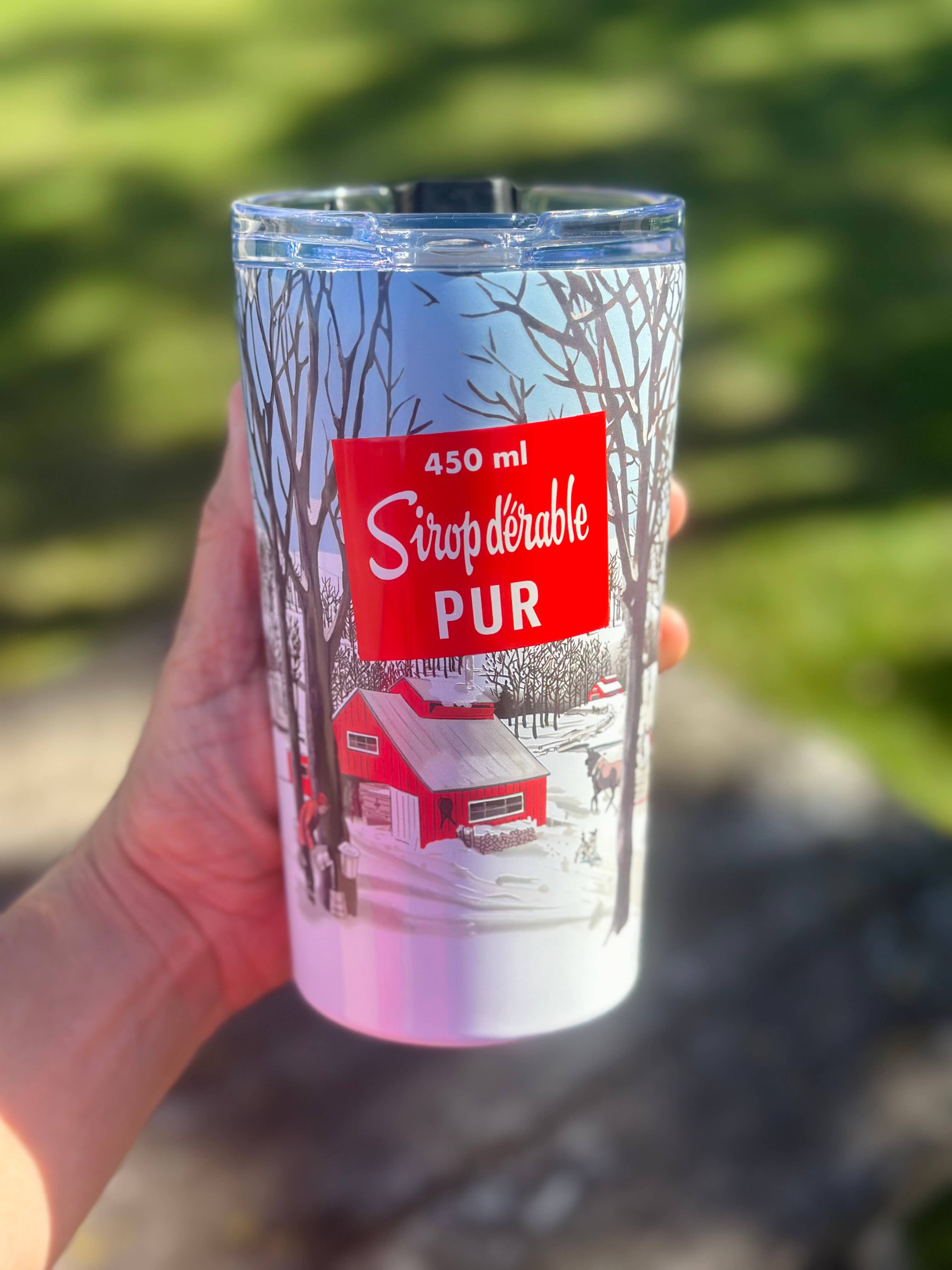 Seracon - Vente Gourde/bouteille isotherme - Gobelet Isotherme Sous Vide Érable4