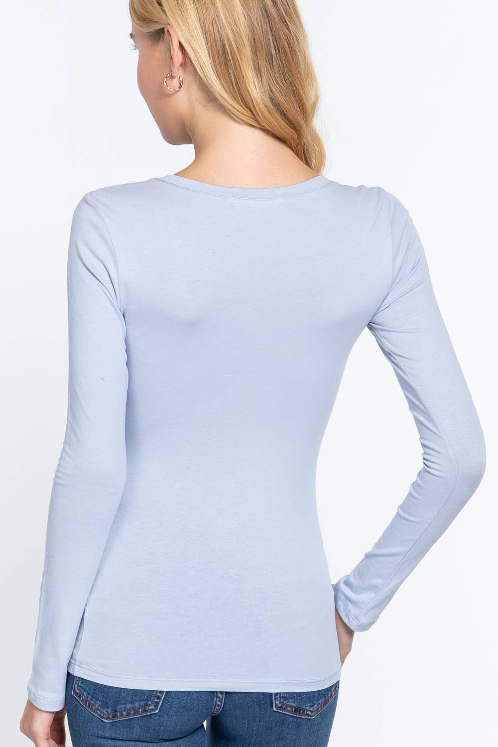 Vanilla Monkey - Wholesale Knit Top - Women's - Long Sleeve Scoop Neck Basic Top3