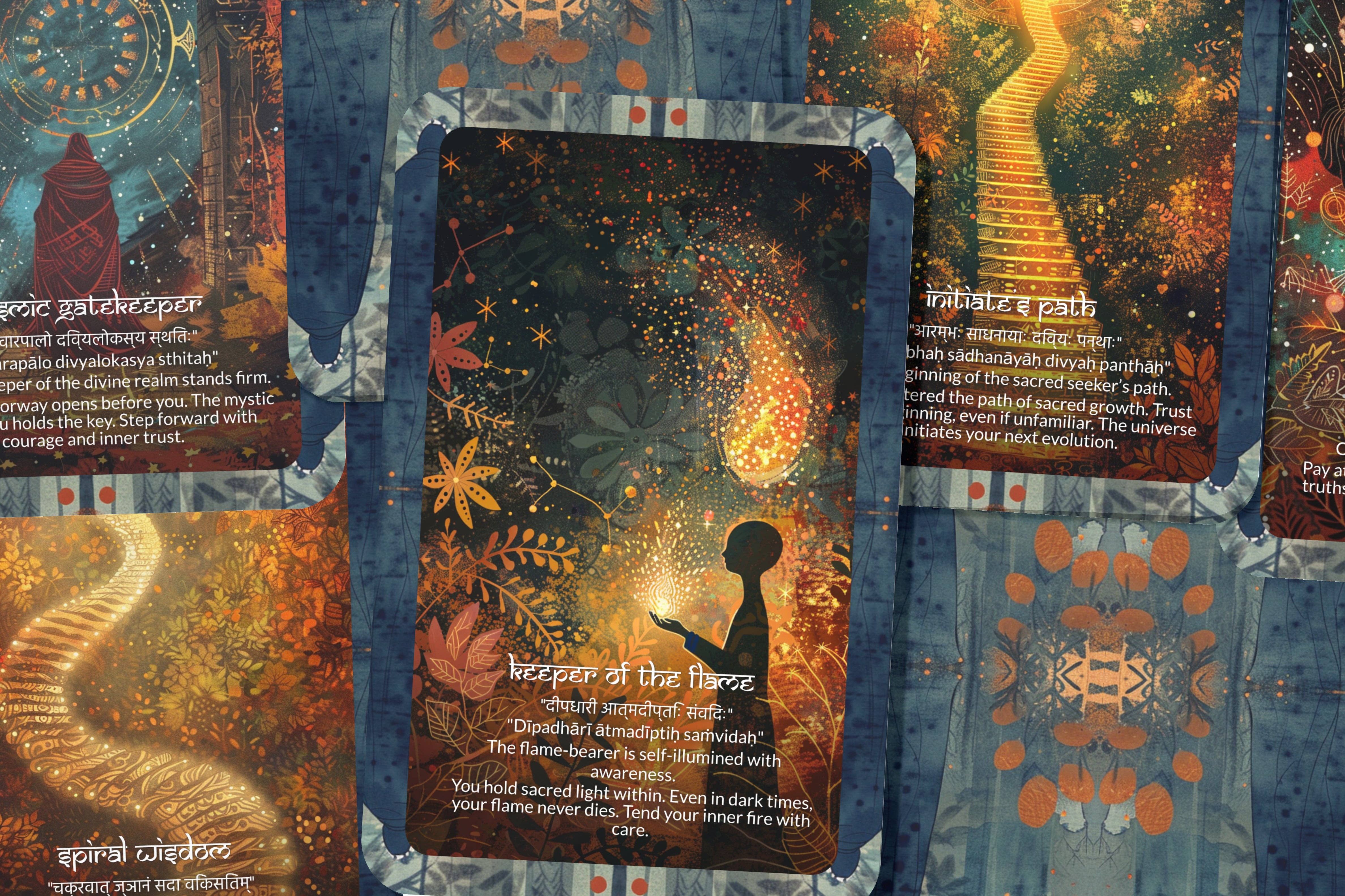 Ibiza Tarot USA - Vente Cartes de tarot - Jeu d'oracle Mystica Mantra Divine Féminin avec 22 cartes2