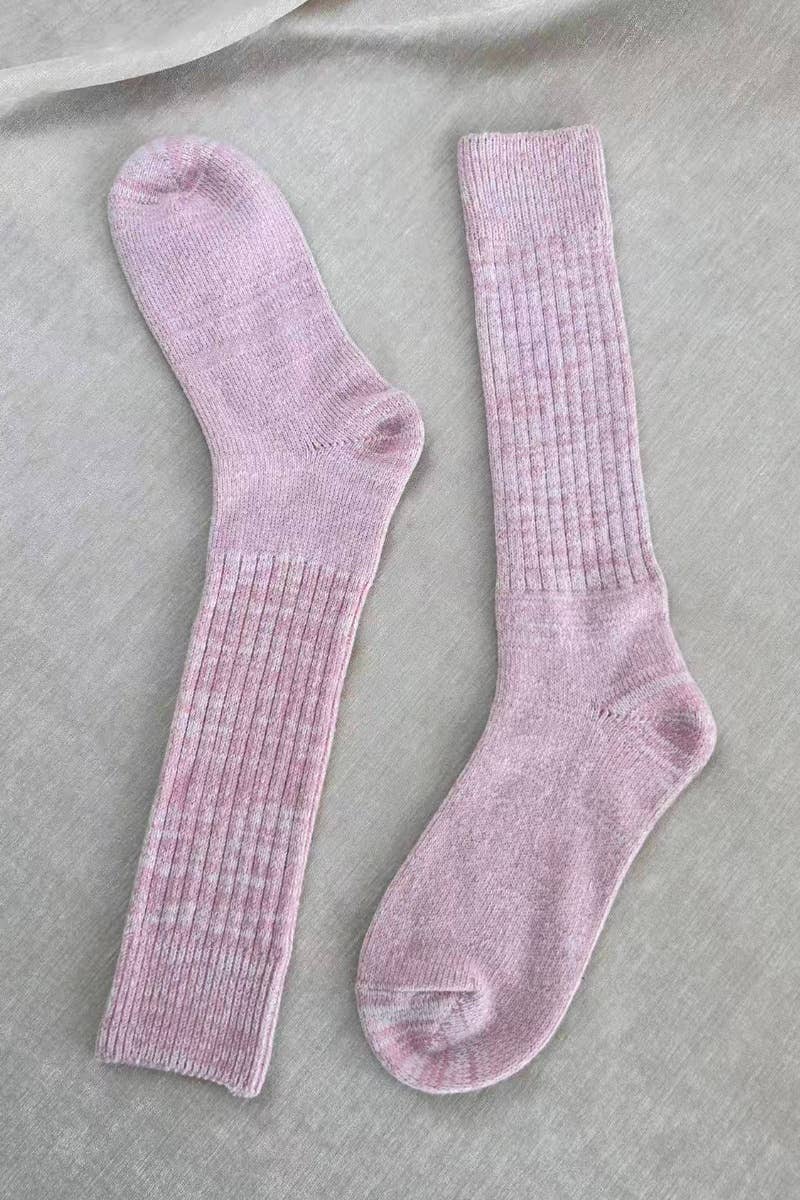 Leto Accessories - Wholesale Socks - Women's - Pastel Dreams Slouchy Knit Socks - Casual Knitwear 🧦6