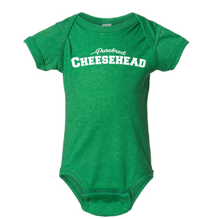 Purebred Cheesehead Baby/Toddler Onesie for wholesale by Wi-Wear