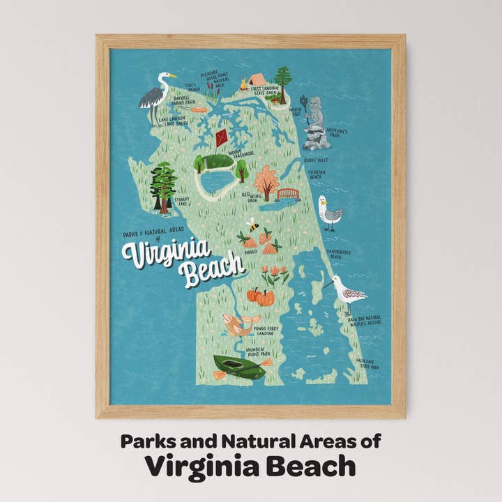 Cherilyn Colbert - Wholesale Art Print - Virginia Beach Parks & Natural Areas Art Print Wall Decor7