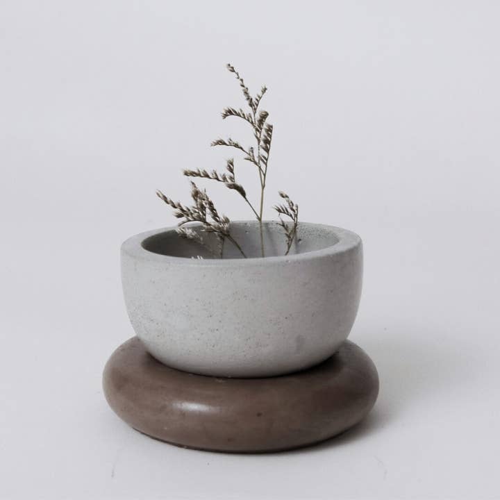 Mindful Cements - Wholesale Plant pot - Small Planter Dish Set1