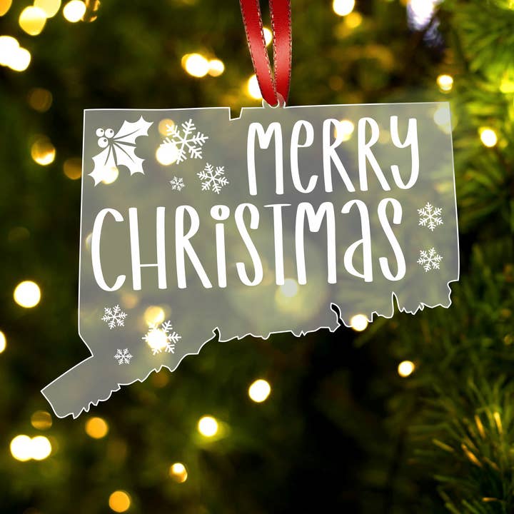 Blue Ridge Mountain Gifts - Vente Objets de décoration - Connecticut - Décoration en acrylique - Joyeux Noël