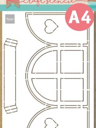 Stencil per artigianato A4 per la vendita all'ingrosso da parte di Ecstasy Crafts Distributing