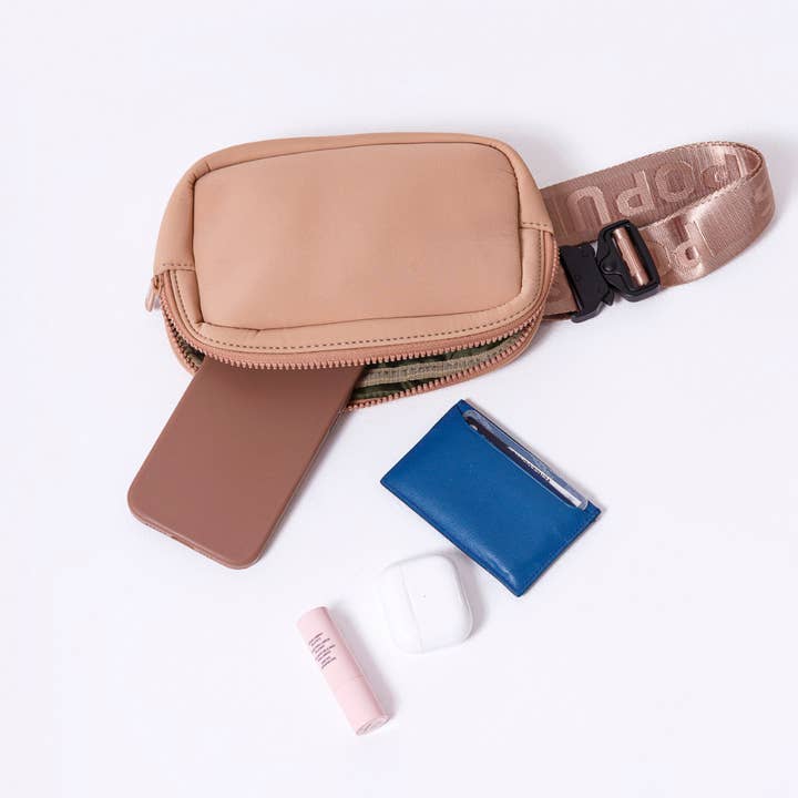 Pop Ups Brand - Wholesale Belt Bag - Women's - FANNY PACK TAN5