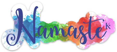 KARMA YOGA SHOP - Wholesale Sticker - Namaste sticker0