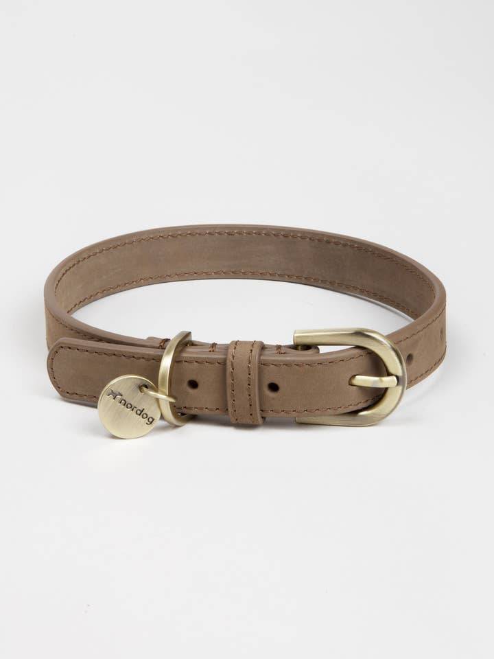 Thomas Dog Collar Nougat for wholesale by Nordog