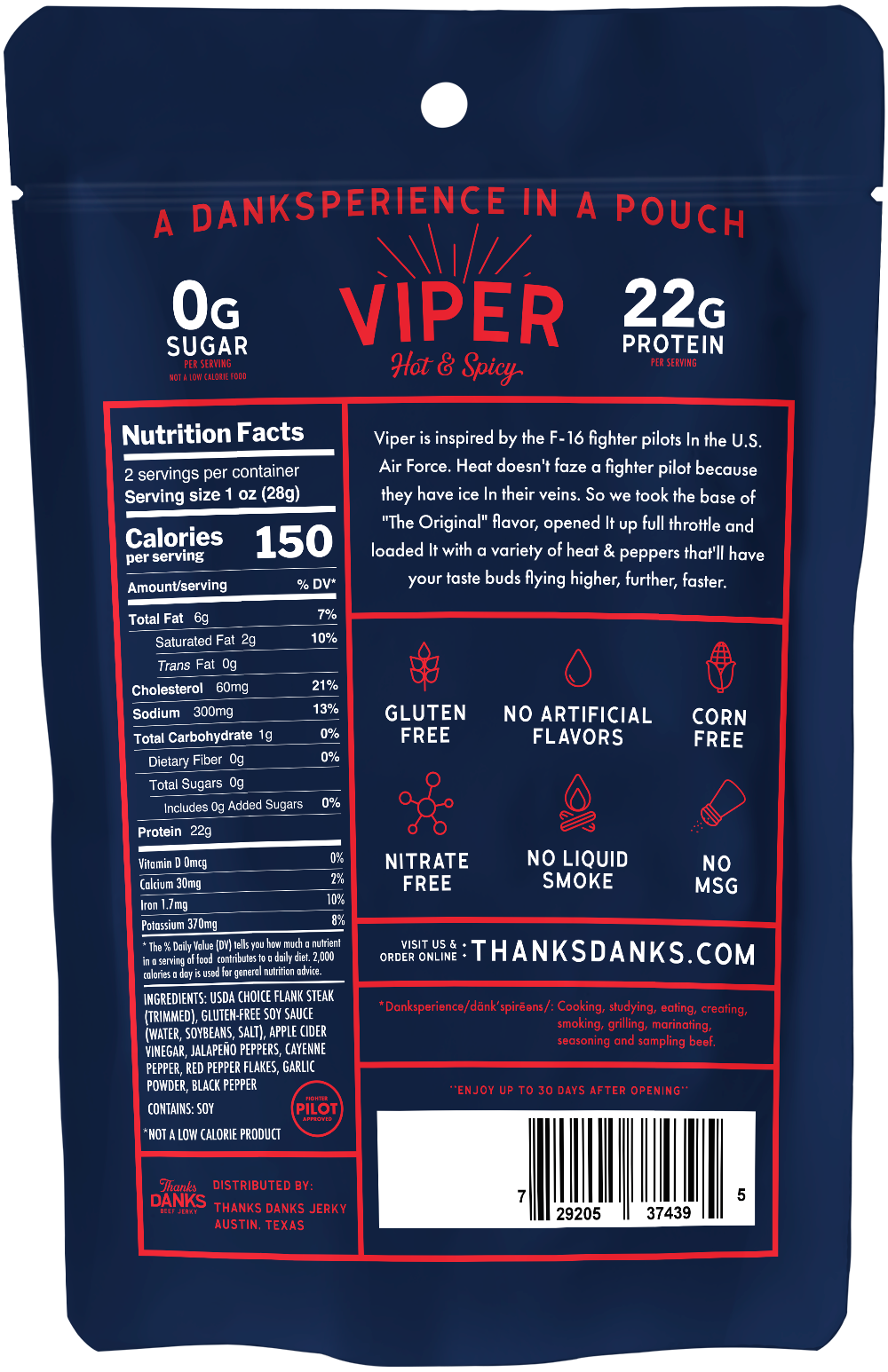 Thanks Danks - Wholesale Jerky - Viper1