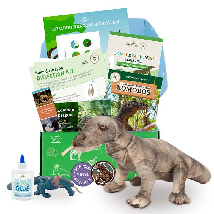 Komodo Dragon Conservationist Box (Age 9-12) for wholesale by Wildlife Tree