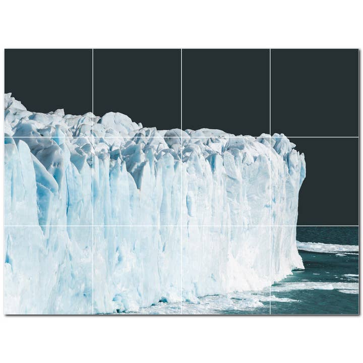 Carrelage en céramique Ice Glacier, carrelage mural en céramique PT500726 pour la vente par Picture-Tiles.com