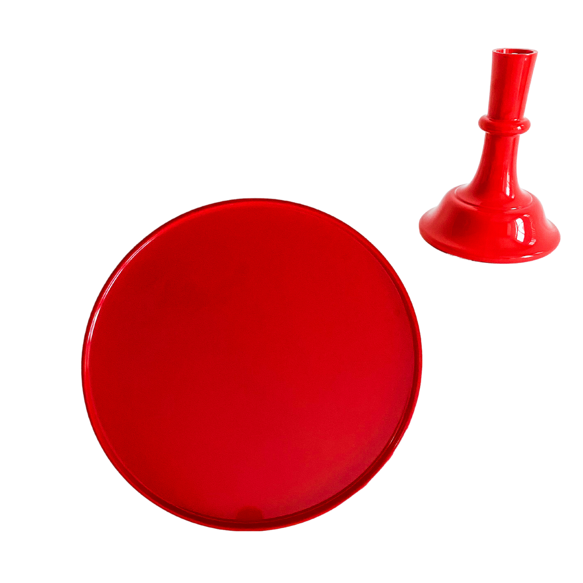 Sprinkles & Confetti Party Supplies - Vente Présentoirs à gâteaux - Présentoir à gâteaux en mélamine rouge | Présentoir à cupcakes | Présentoir à desserts3