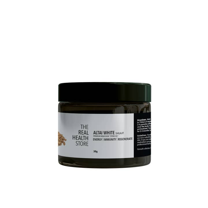 Noble Naturals - Wholesale Oral Supplement/Vitamin - Altai White Shilajit, Premium Brakshun Stone Oil 30g
