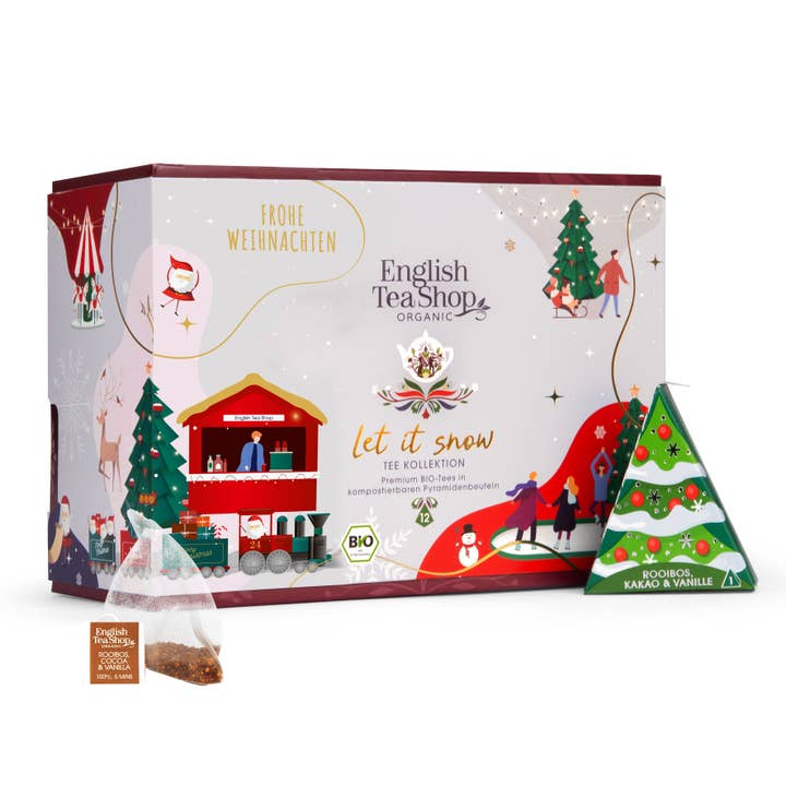 Royal Nature GmbH & Co. KG - Wholesale Tea Bags - ETS - Tea Gift "Let it snow", ORGANIC, 12 Pyramid Bags1
