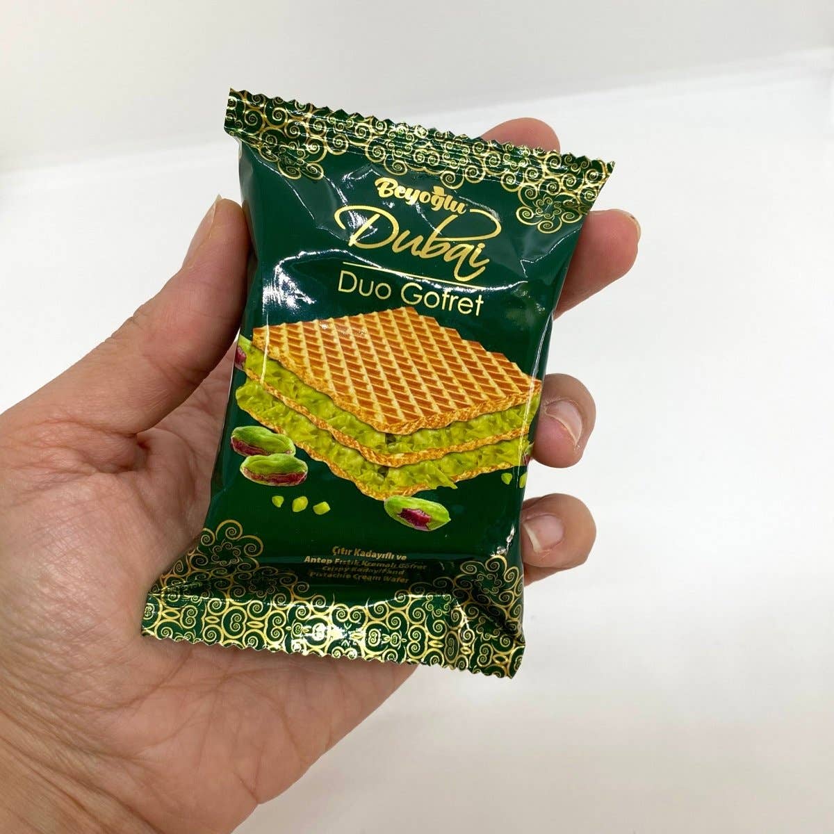 Aladdin - Wholesale Cookie - Beyoglu Dubai Duo Wafer Pistachio Kadayif 36g Turkish2