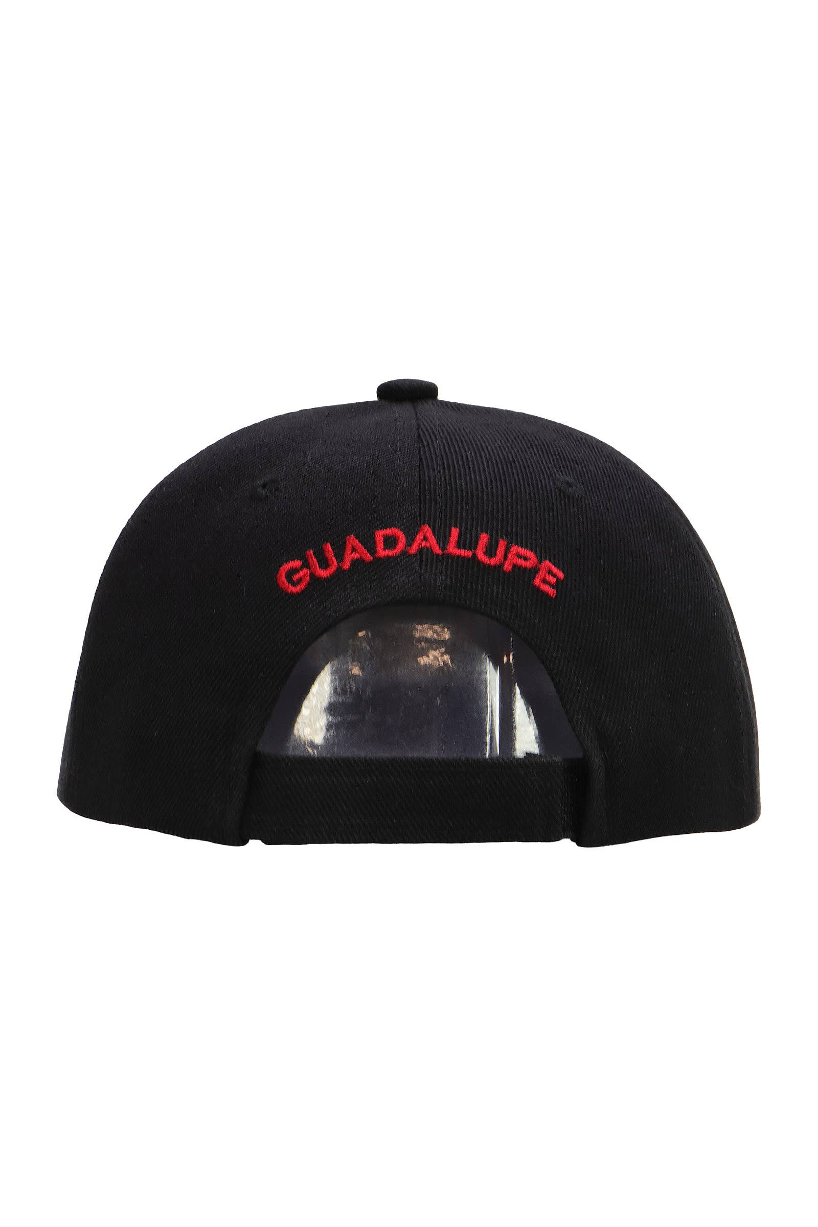 NOIR Casquette de baseball acrylique avec fermeture Velcro Guadalupe en vente sur Faire3