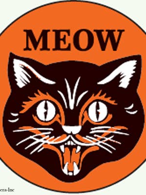 Button-MEOW for wholesale by Ephemera