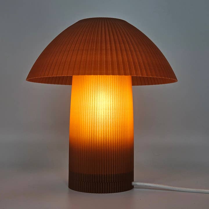 Coast Fig - Wholesale Accent/Desk Lamp - Natural Shroom Table Lamp (made from Brick dust)2