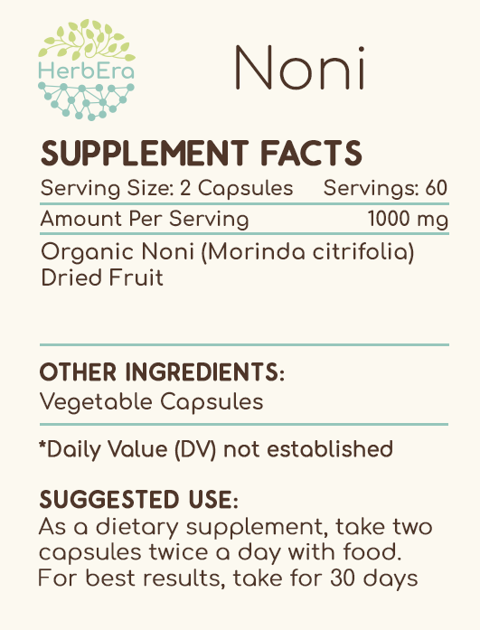 HerbEra - Wholesale Oral Supplement/Vitamin - Noni Capsules4