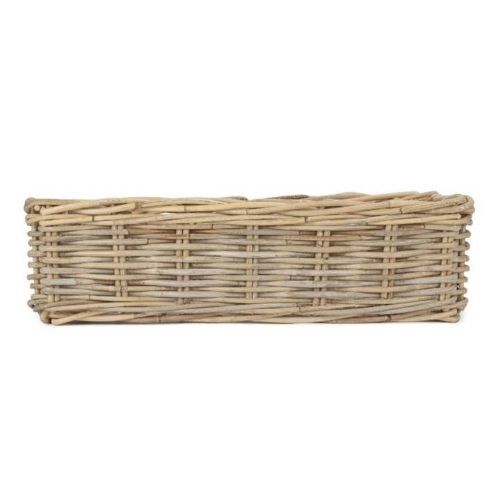 Red Hamper – wholesale Basket – Rectangular Rattan Storage Tray2