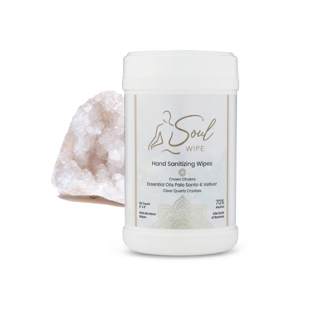 soul wipe hand sanitizing wipe – wholesale Hand sanitiser – Hand Sanitizing Wipe Palo Santo and Vetiver Essential Oils1