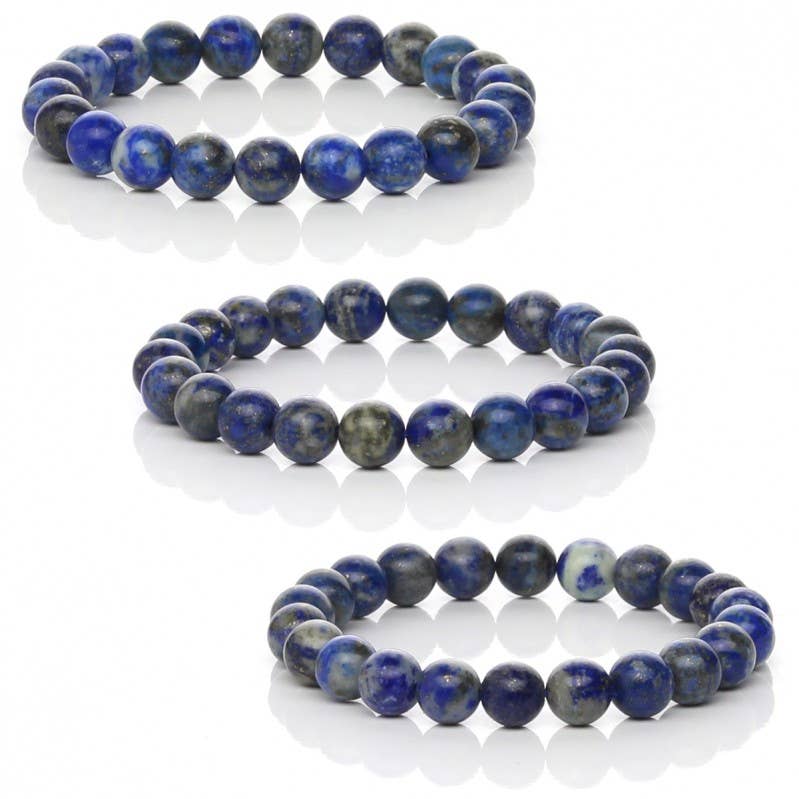 UniArt - Wholesale Cuff Bracelet - Natural lapis lazuli bracelet3