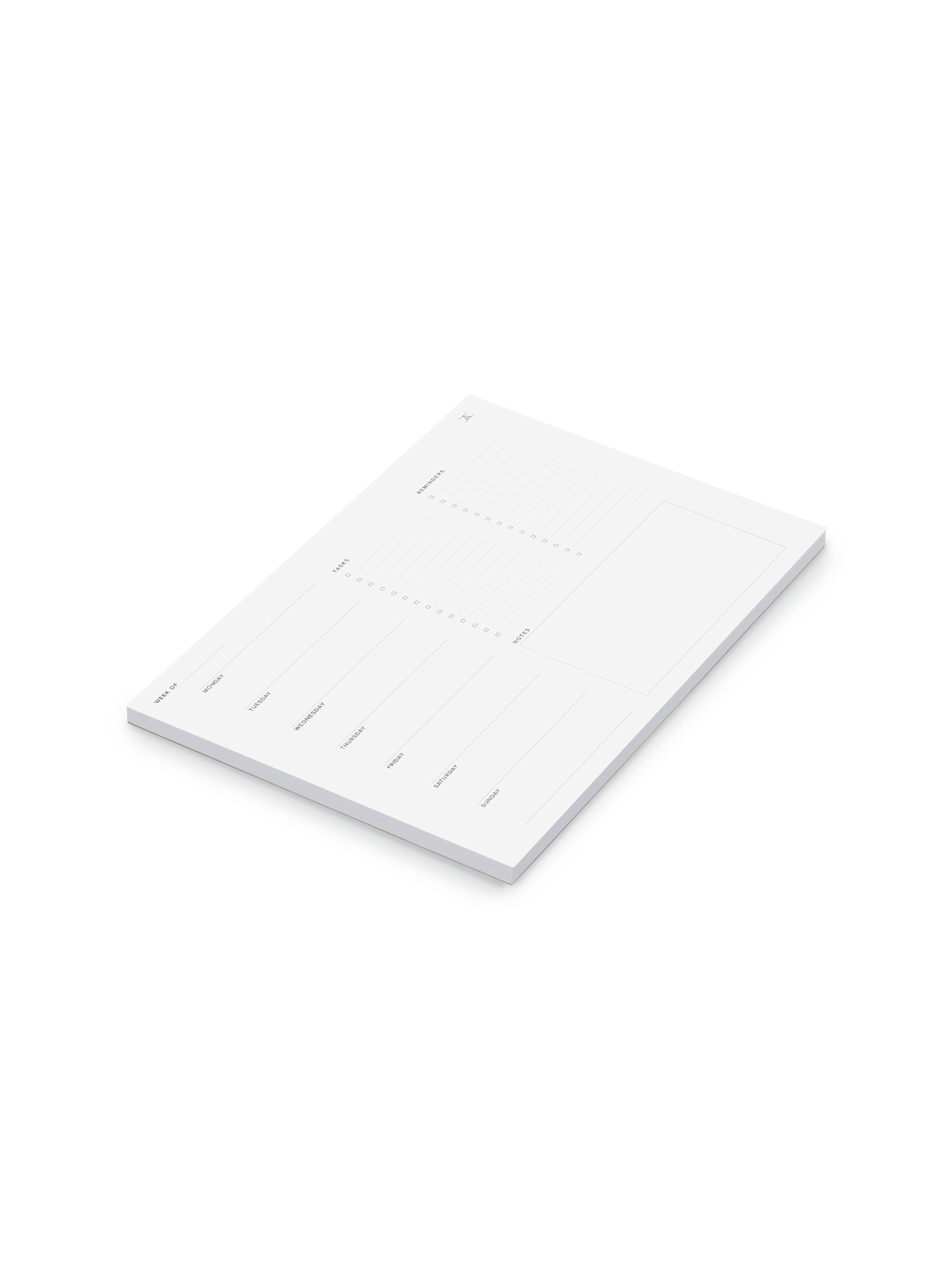 Appointed - Venta al por mayor Agendas - Bloc de tareas semanal1
