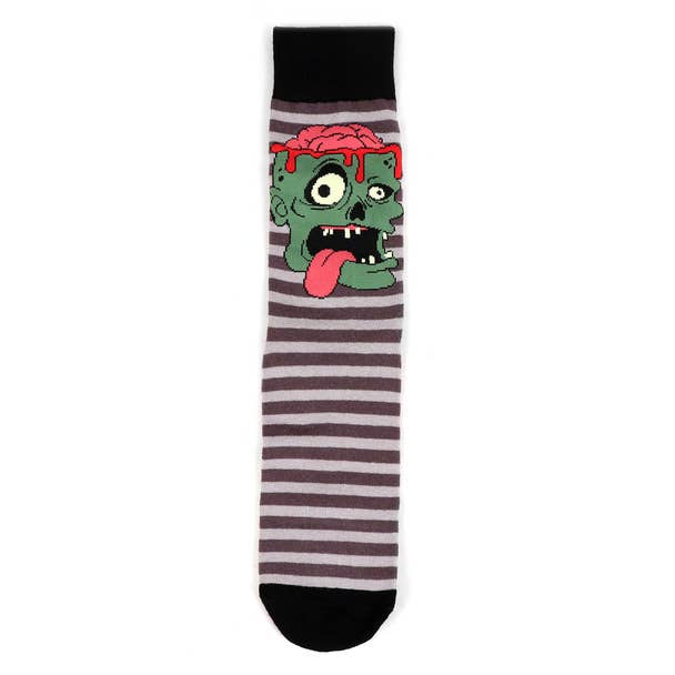 GRY Men's Zombie Halloween Novelty Socks for wholesale on Faire2