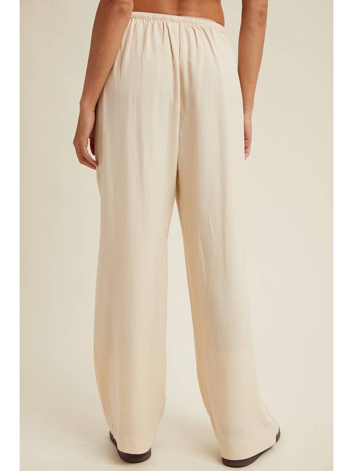 Wishlist Apparel - Wholesale Pants - Women's - LINEN STRAIGHT PANTS / WL25-1155510