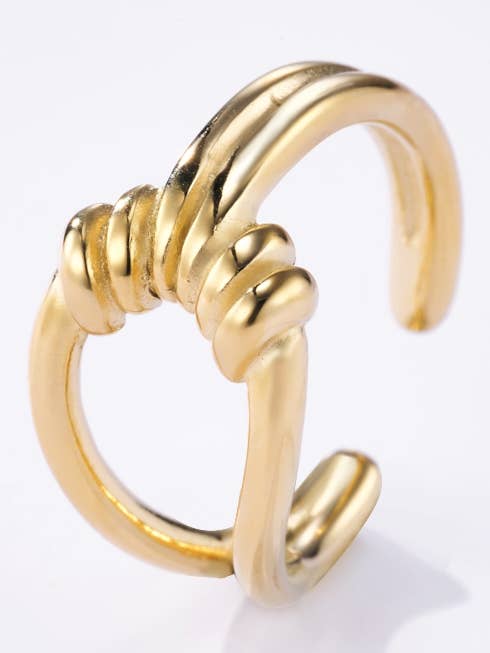 Stainless steel rings 424AQ117 for wholesale by BYREN | ÉLINE L'ATELIER